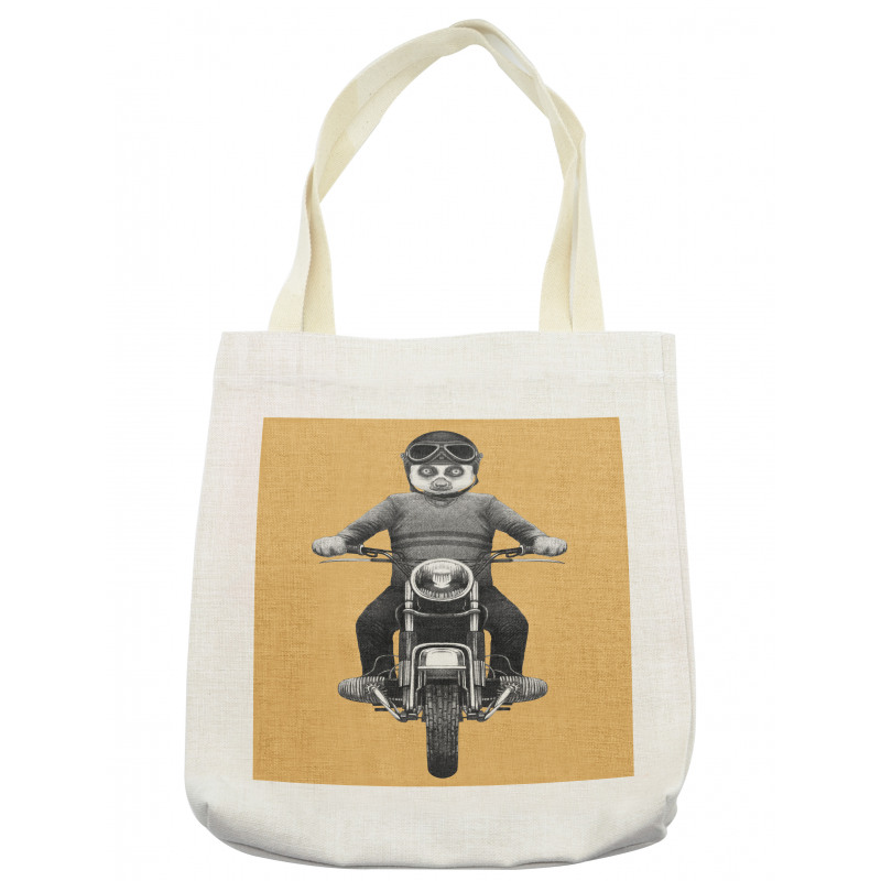 Tropical Monkey Scooter Art Tote Bag