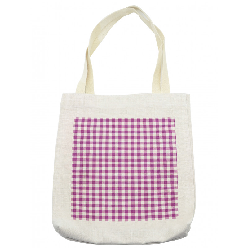 Tartan Inspired Squares Tote Bag