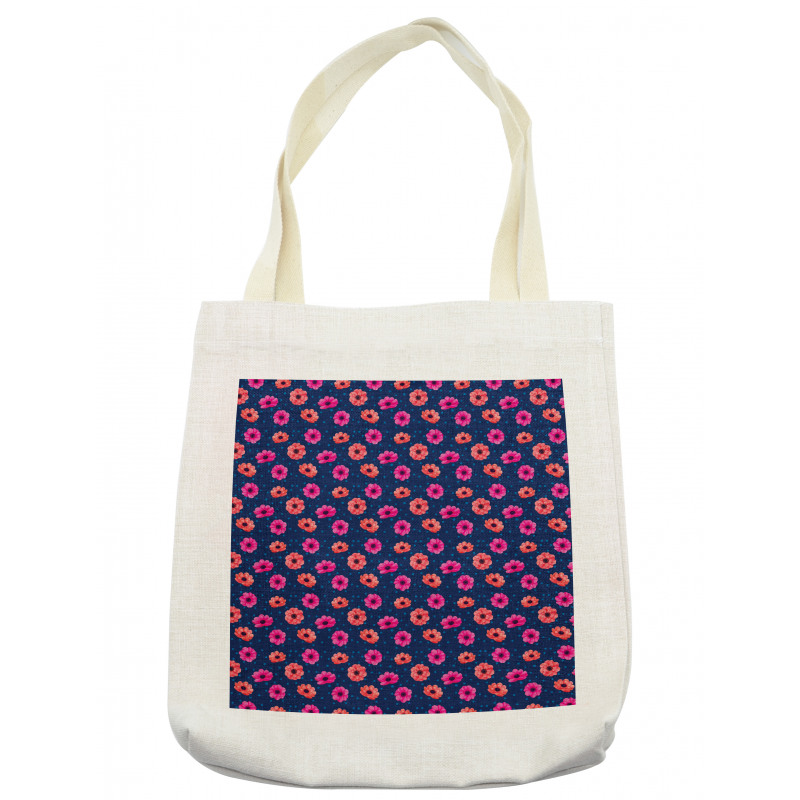 Blooming Polka Dots Tote Bag