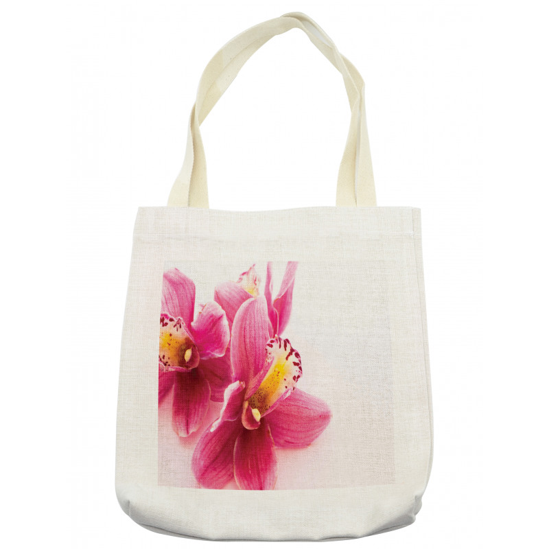 Close up Orchids View Tote Bag