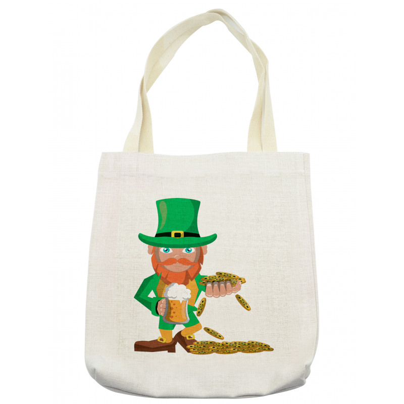Holding Coins Beer Tote Bag