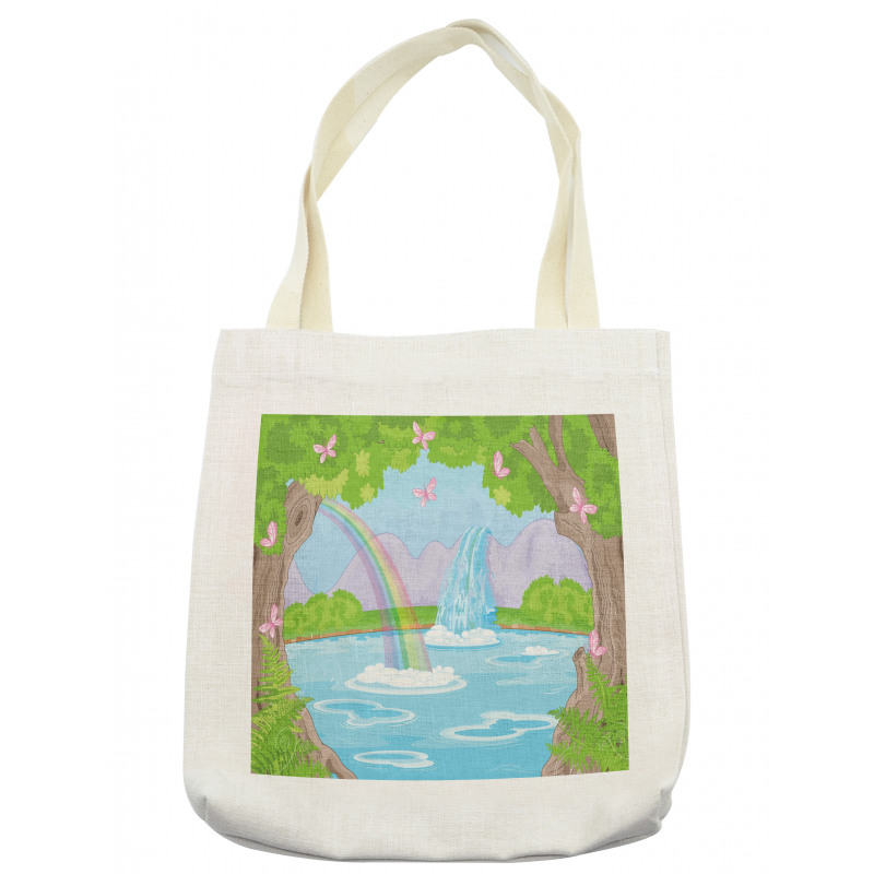 Rainbow Butterflies Tote Bag