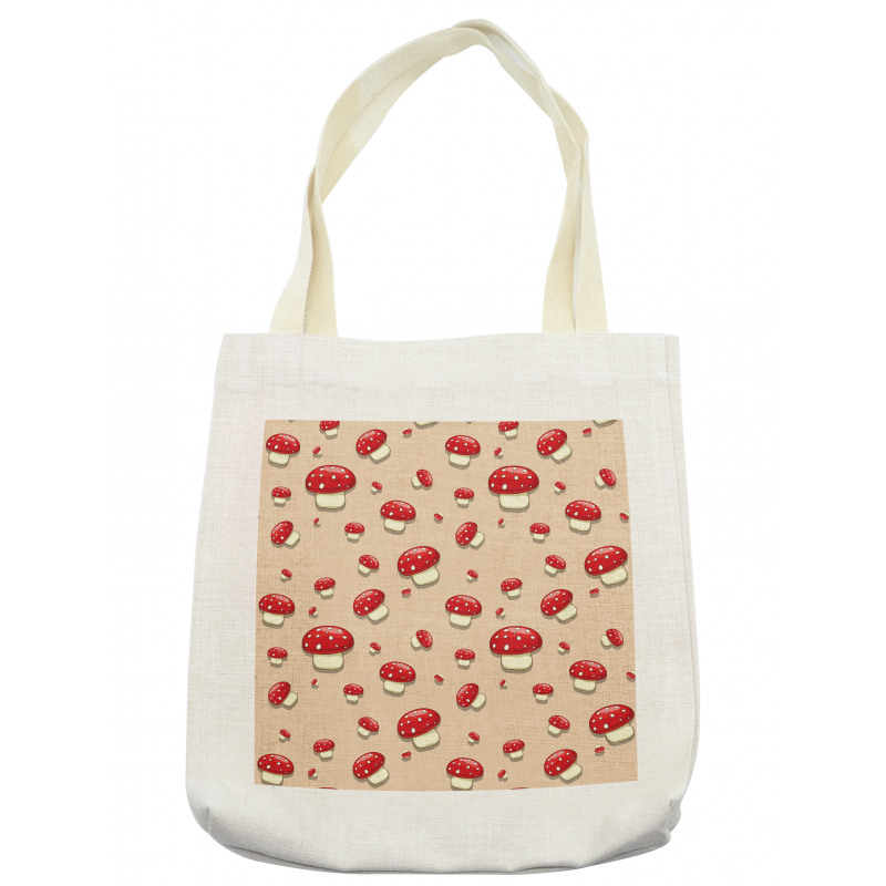 Cartoon Mushrooms Tote Bag