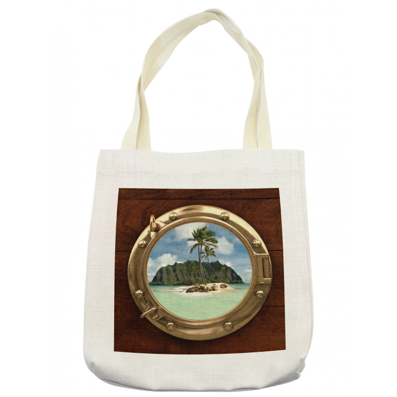 View of Deserted Island Tote Bag