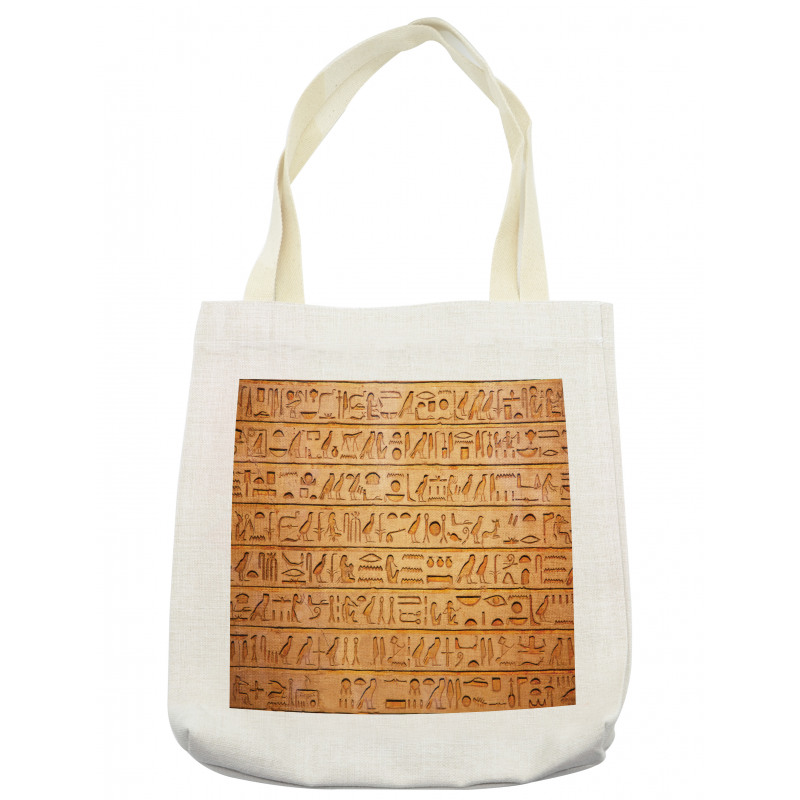 Hieroglyphs Composition Tote Bag