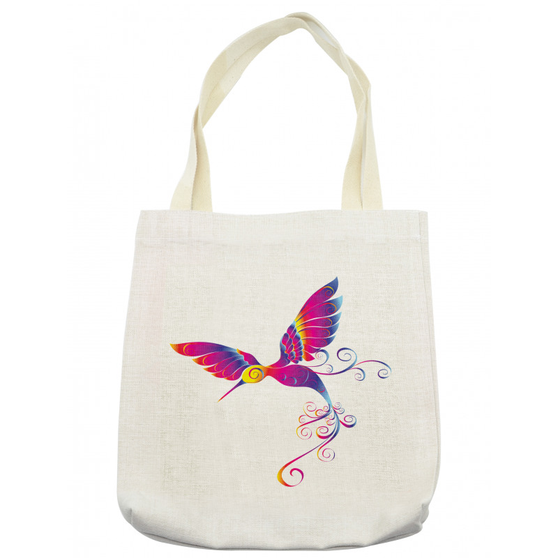 Feather Hummingbird Tote Bag