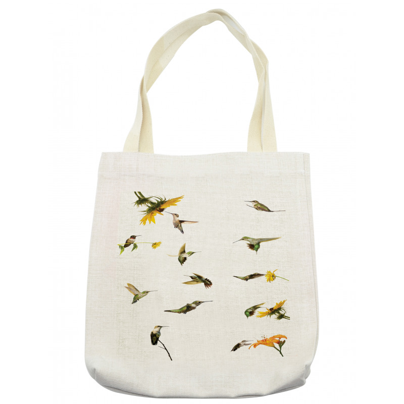 Hummingbird Sunflowers Tote Bag