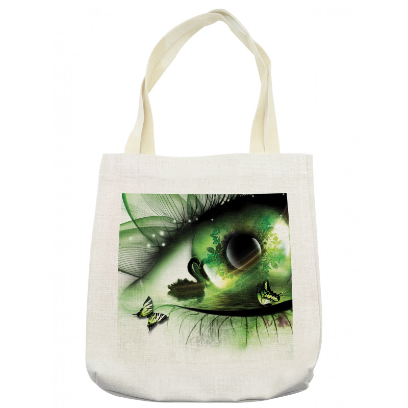 Abstract Swan Animal Tote Bag