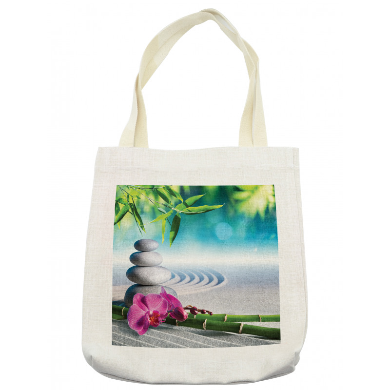 Spa Sand Orchid Flower Tote Bag