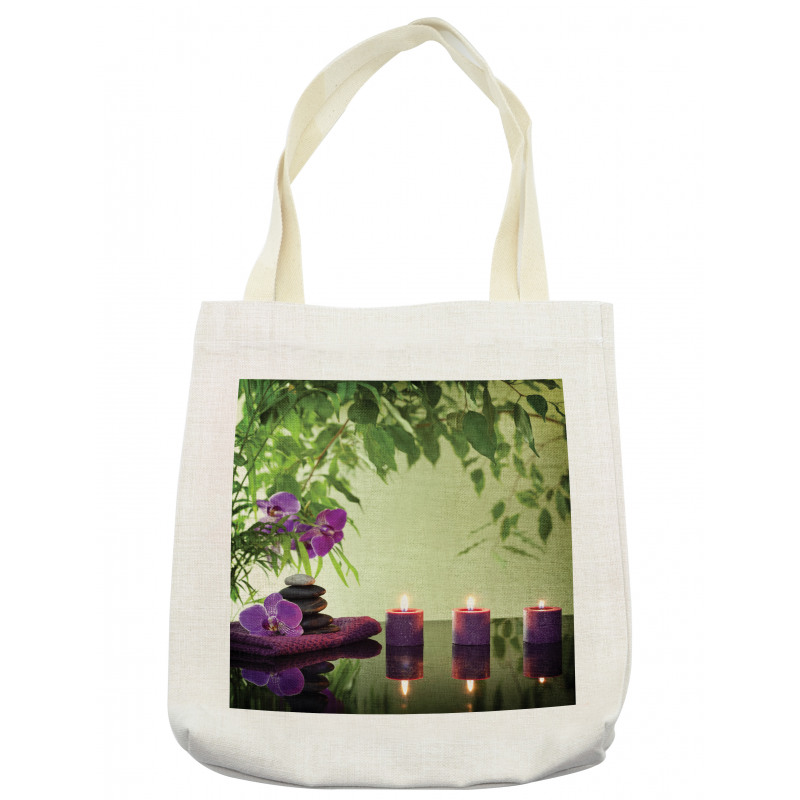 Spa Candles Orchids Bloom Tote Bag