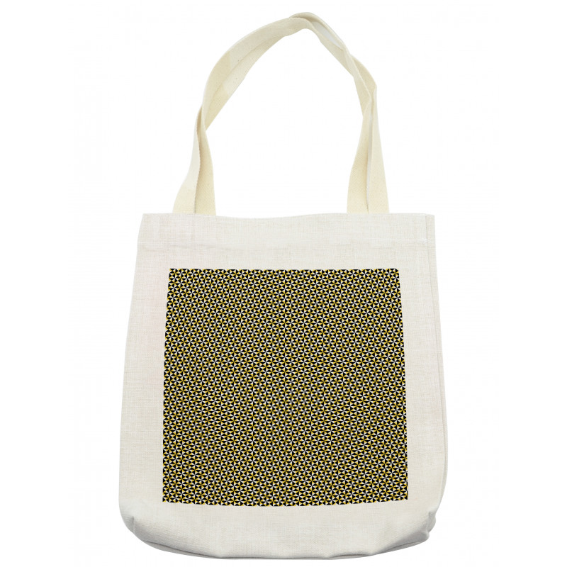 Bicolour Abstract Geometric Tote Bag