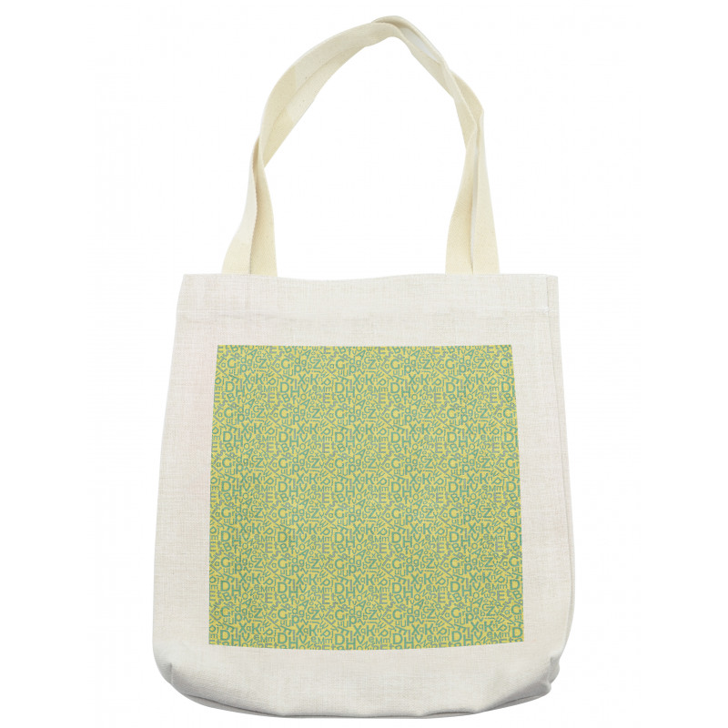 Calligraphy Learning ABC's Tote Bag