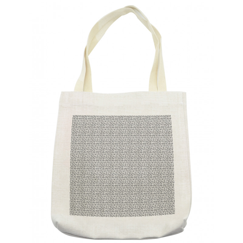 Hand Written and Cursive Tote Bag