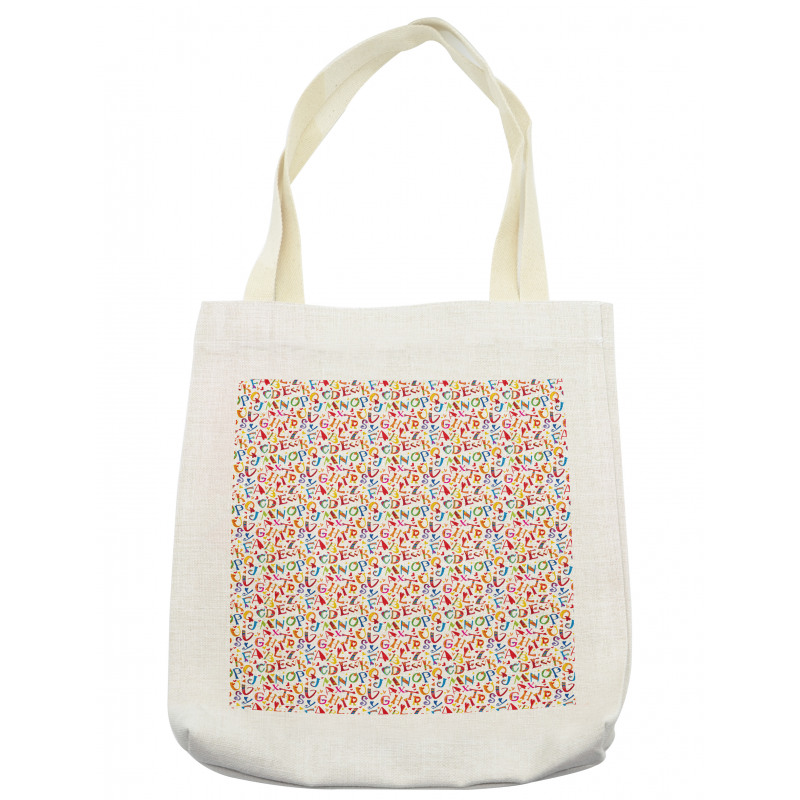 Whimsical Lettering Layout Tote Bag