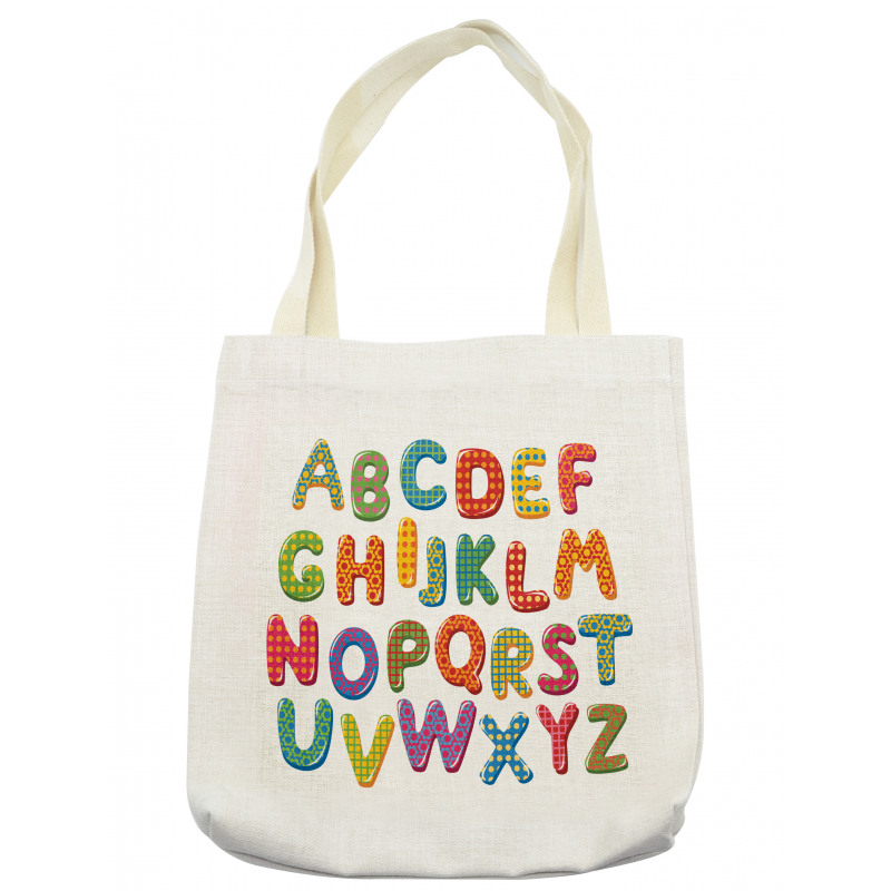 Funny Lettering Pattern Tote Bag