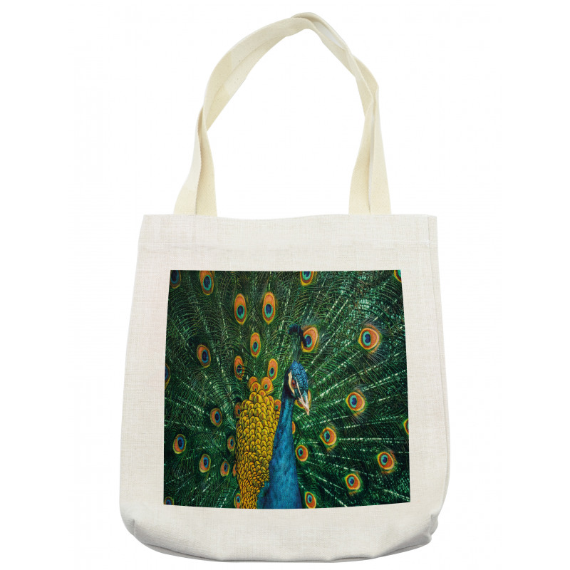 Portrait of the Peacock Tote Bag