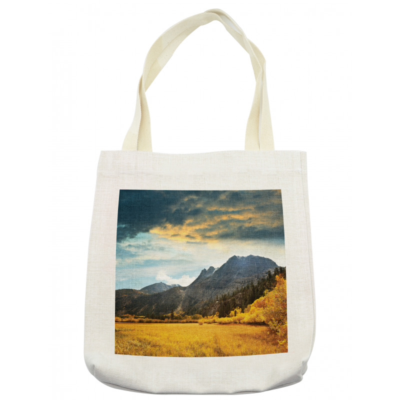 Mountain Grassland Sun Tote Bag