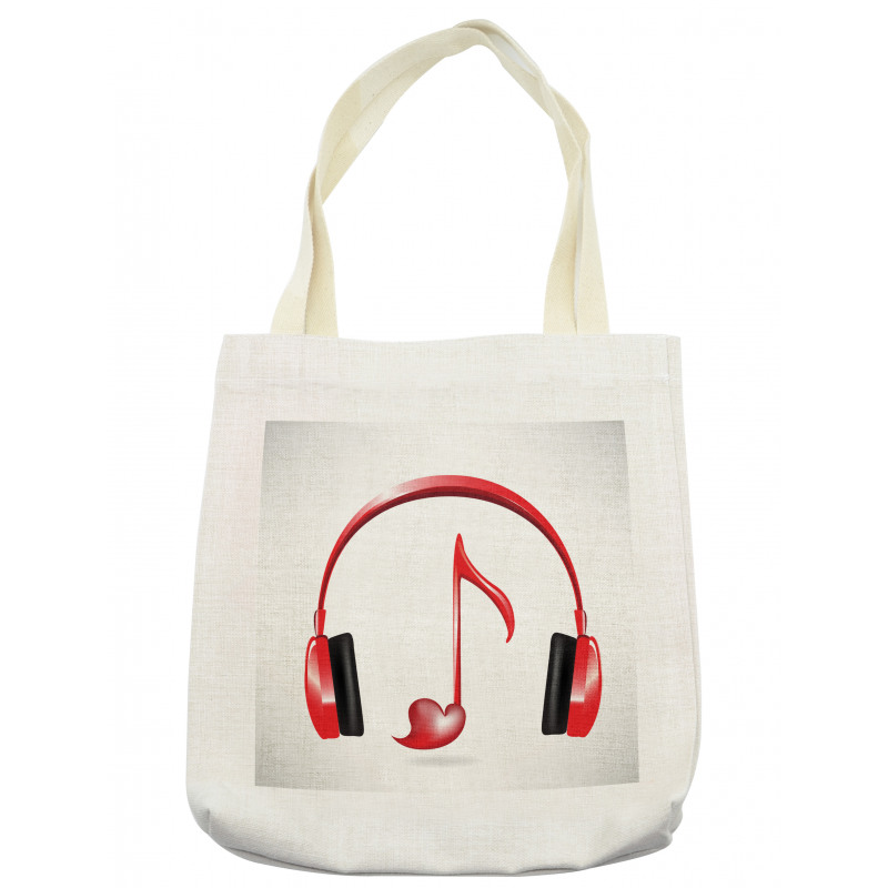 Love Sound Headphones Tote Bag