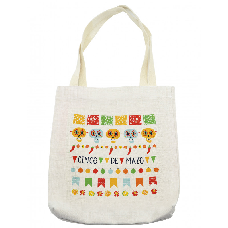 Mexico Folk Concept Tote Bag