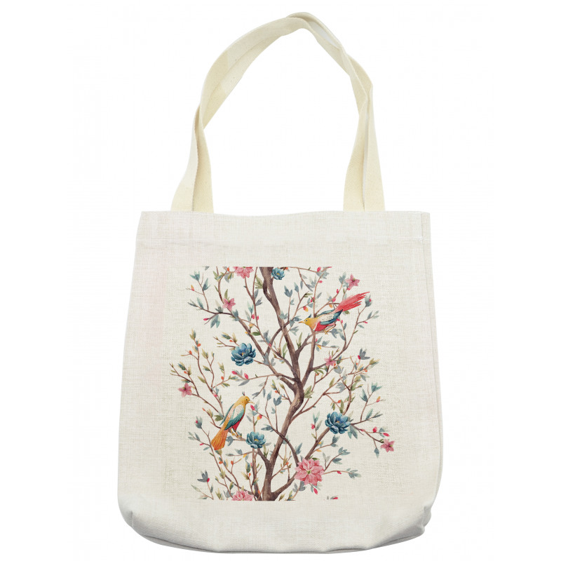 Tree with Birds Tote Bag