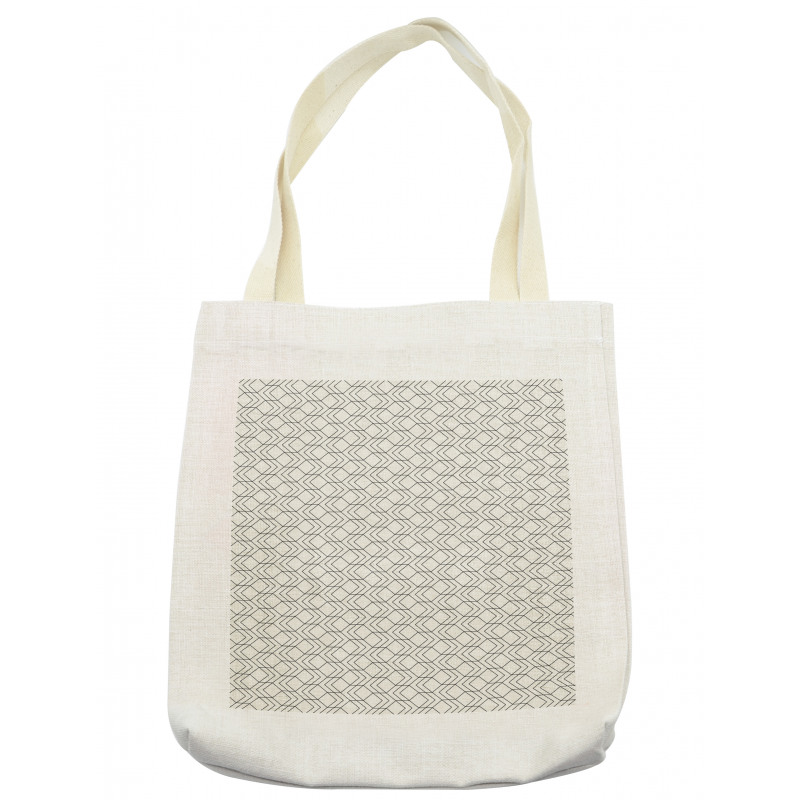 Modern Zigzags Pattern Tote Bag