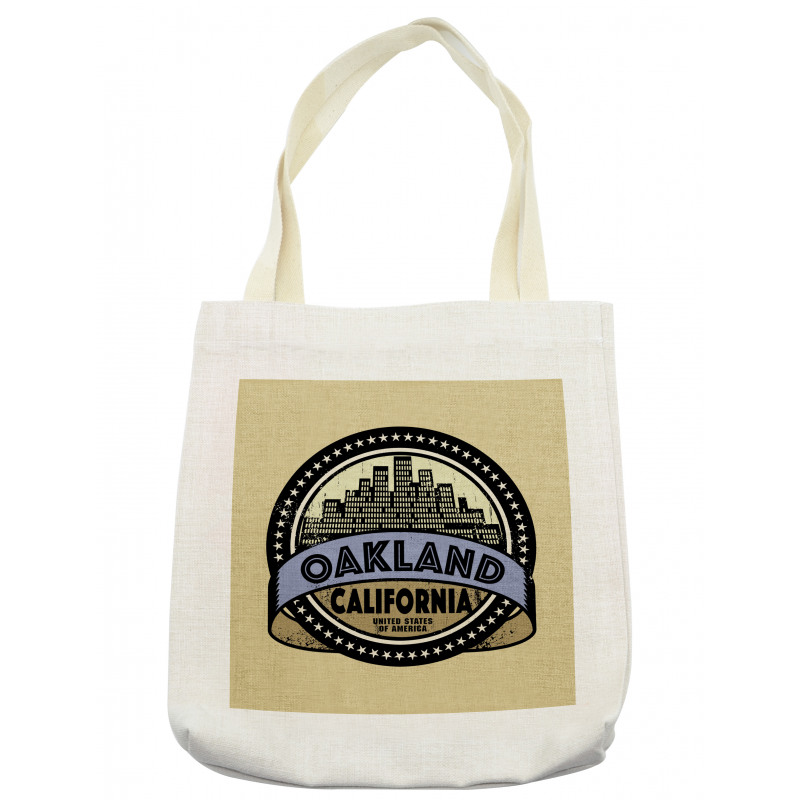 Round Symbolic Lettering Tote Bag