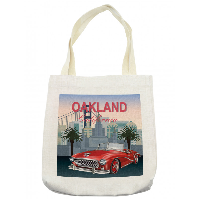 Car with a City on the Back Tote Bag