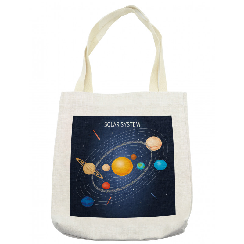 Celestial Cartoon Scheme Tote Bag