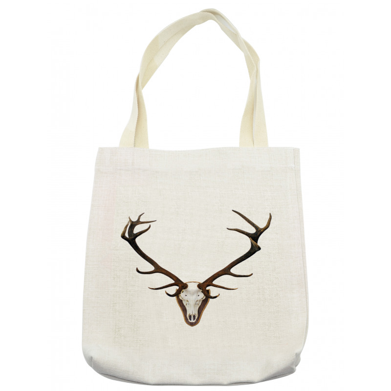 Deer Stag Bones Mounted Tote Bag