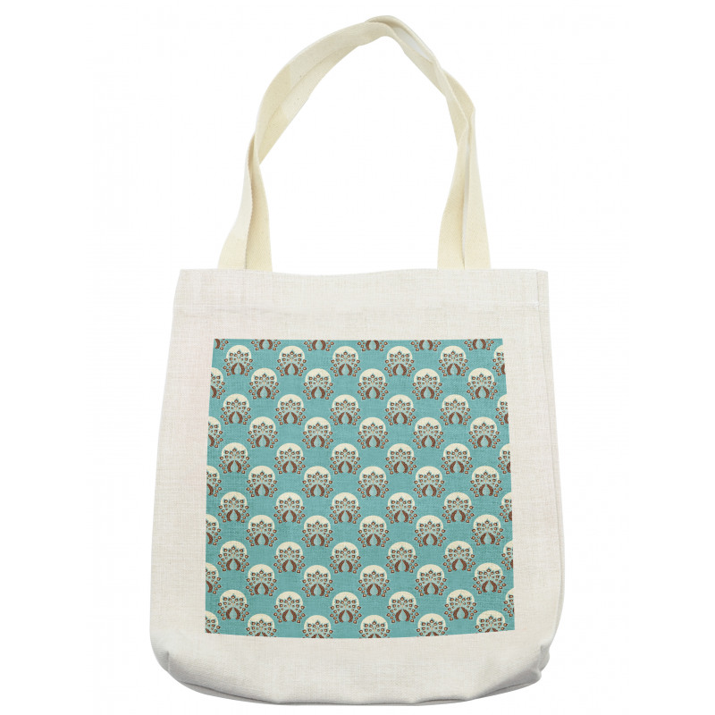 Bohemian Exotic Bird Motif Tote Bag