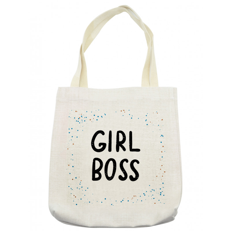 Grunge Typographic Image Tote Bag