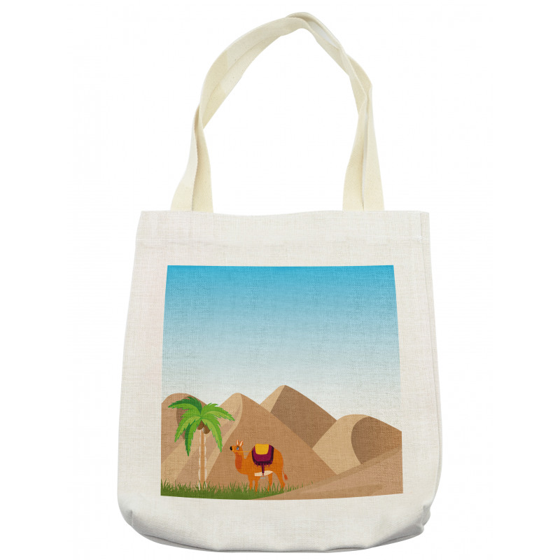 Sand Hills a Camel and a Tree Tote Bag