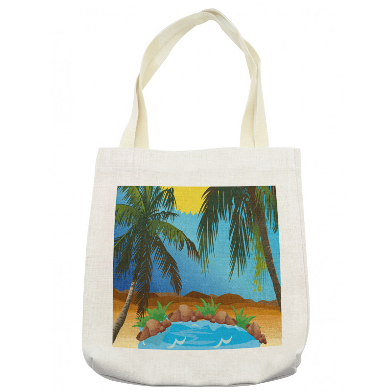 Big Palm Leaves Wild Outdoors Tote Bag