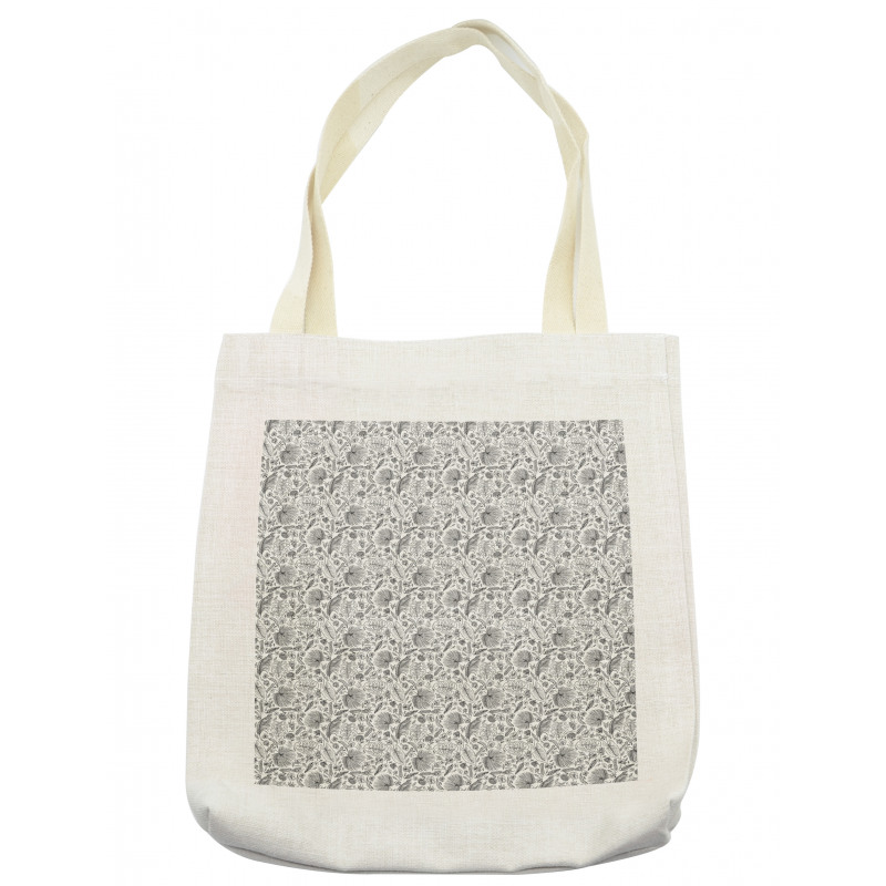 Outline Tropic Foliage Tote Bag