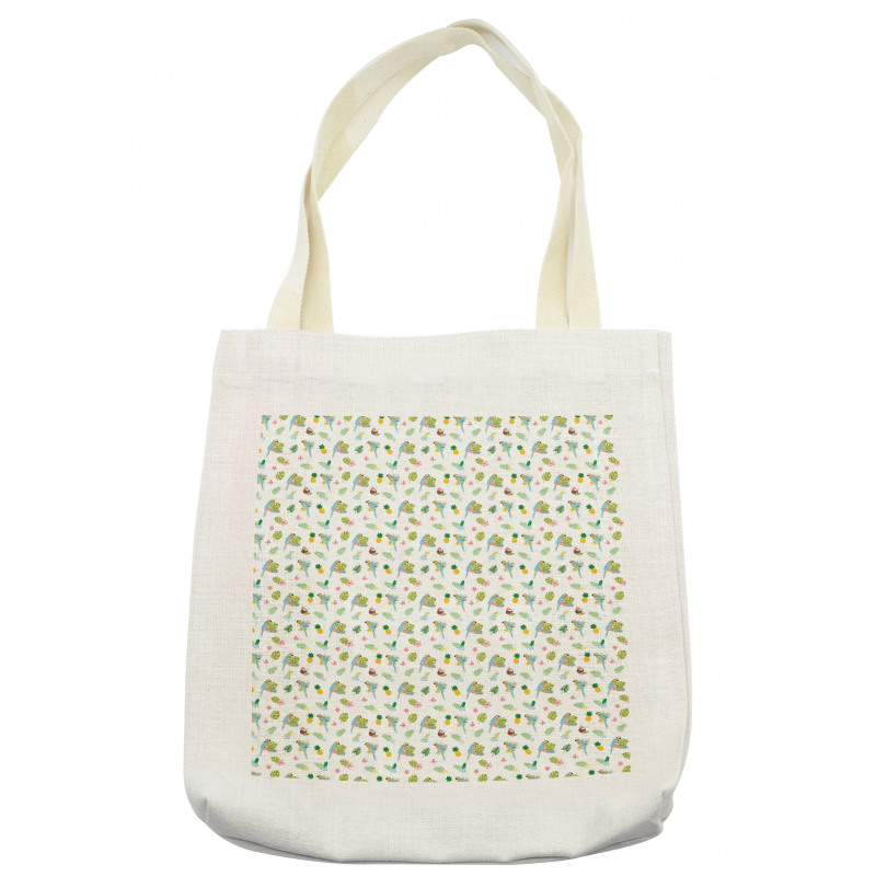 Cartoon Exotic Summer Tote Bag