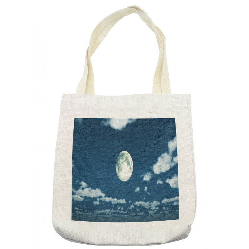 Fluffy Clouds Scattered Tote Bag