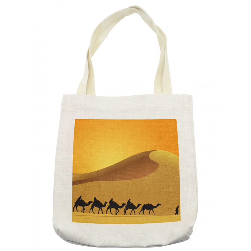 Camel Caravan Sahara Desert Tote Bag