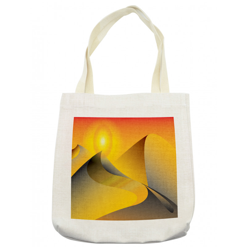 Sand Hills at Desert Hot Sun Tote Bag