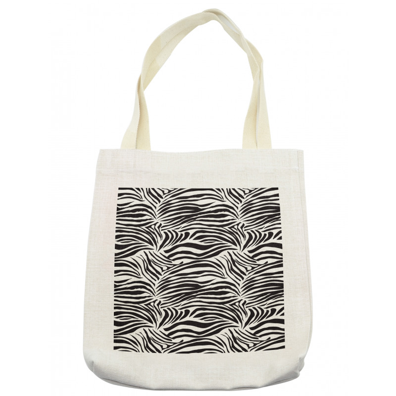 Wild Zebra Lines Tote Bag