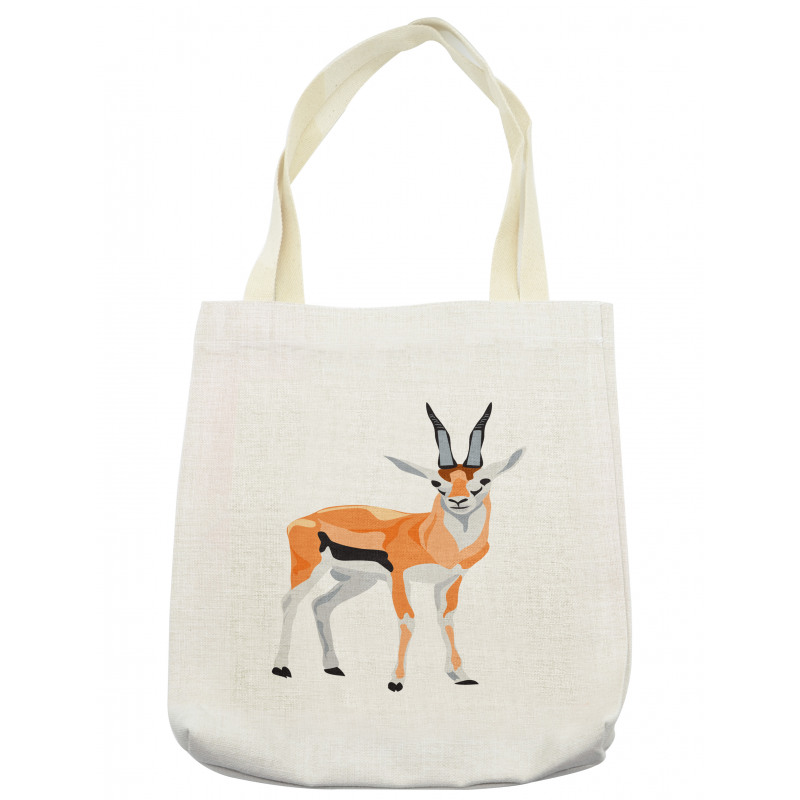 Thomson's Gazelle Cartoon Tote Bag