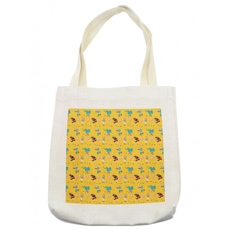 Birthday Party Circus Animals Tote Bag