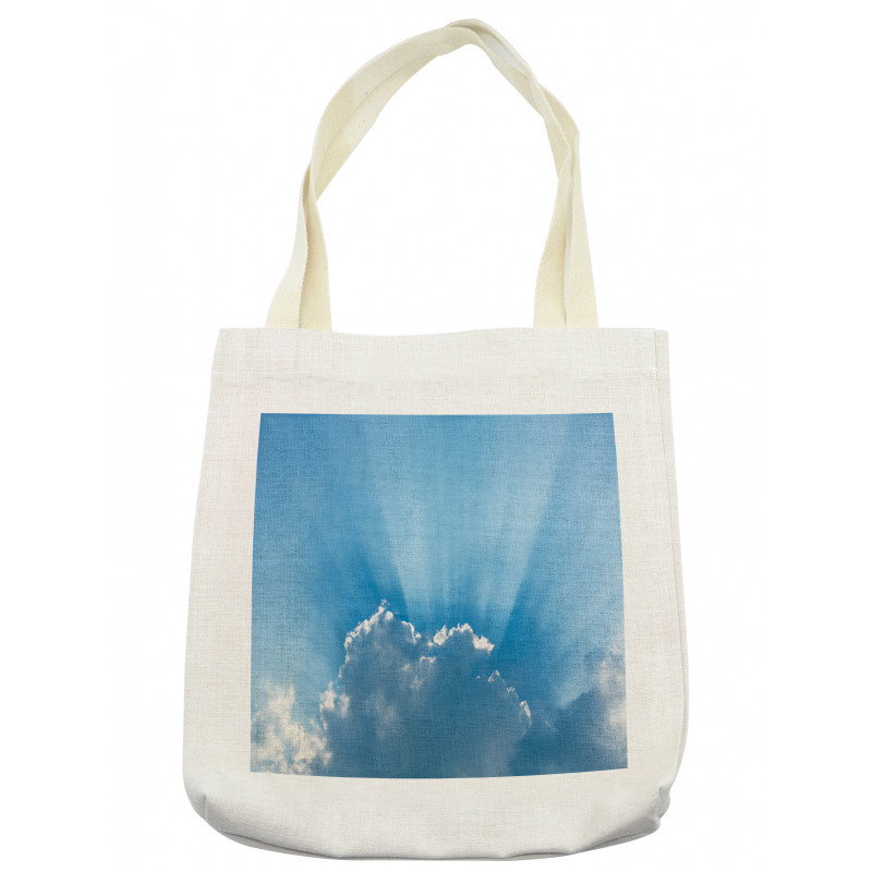 Sunburst Theme Lines Tote Bag