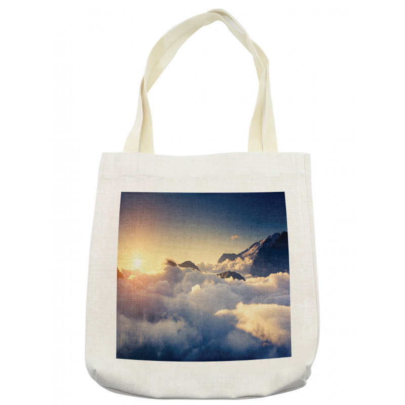 Climbing Above Clouds Tote Bag