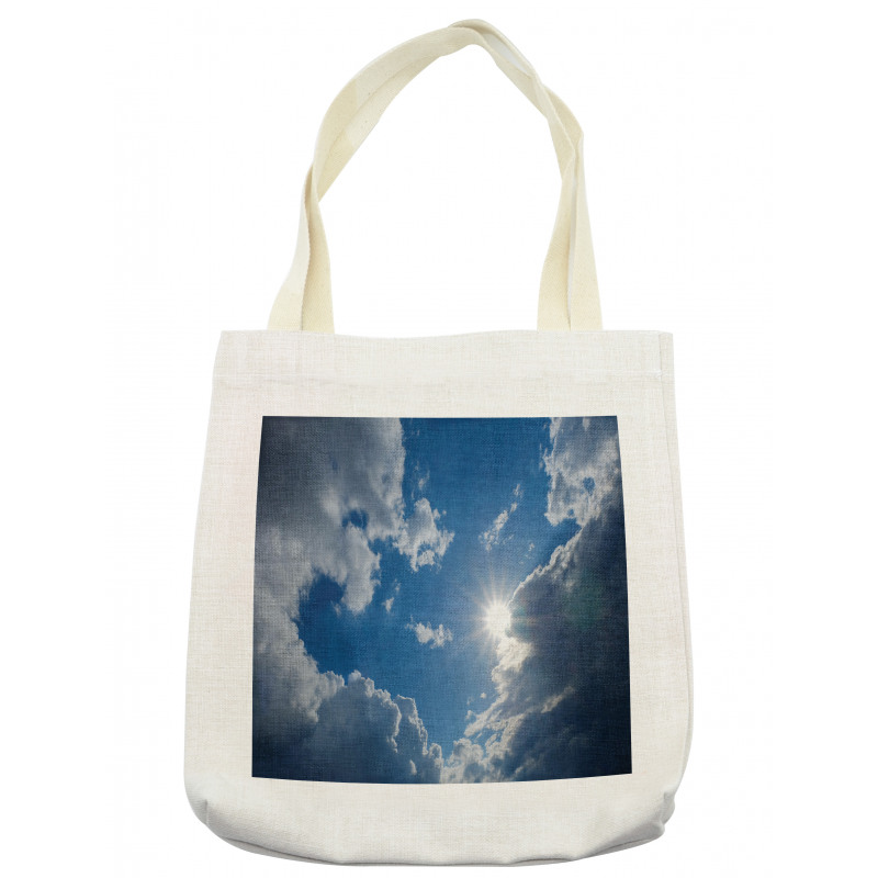 Vibrant Sun Clear Sky Tote Bag