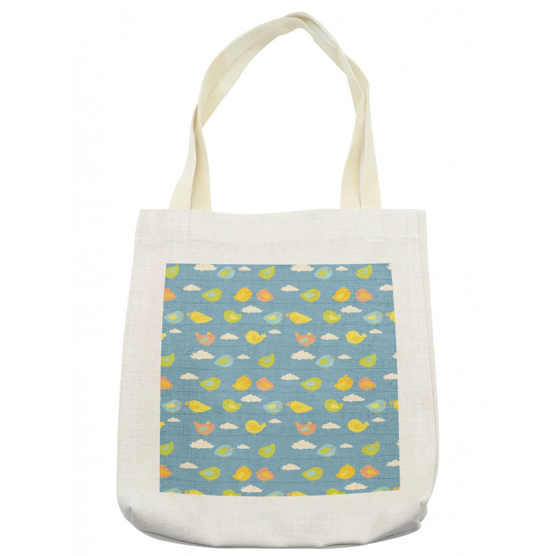 Winged Animal Clouds Tote Bag