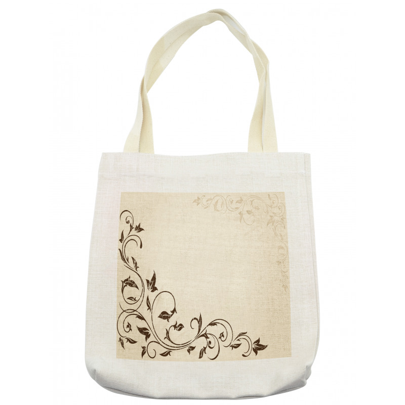 Grunge Grape Leaves Tote Bag