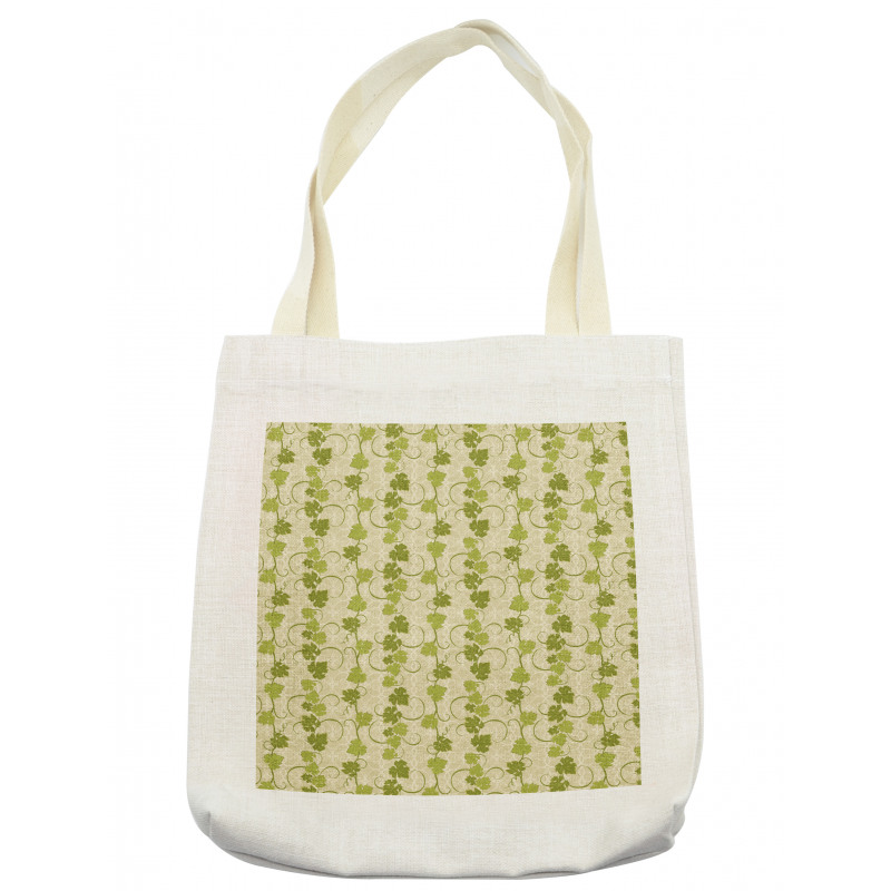 Abstract Grape Leaves Graphic Tote Bag