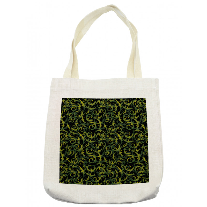 Dark Tones Abstract Ivy Grape Tote Bag