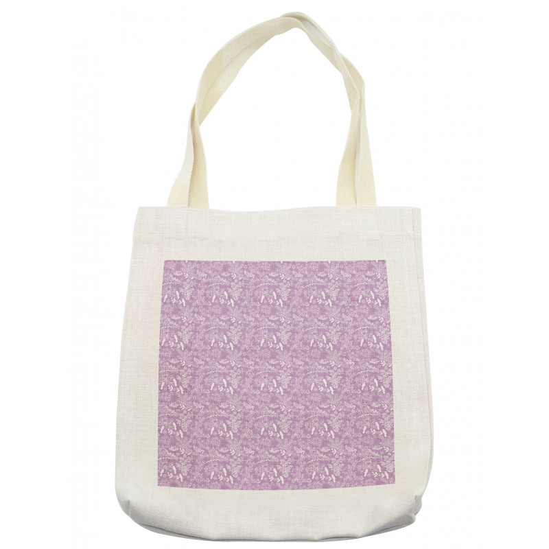 Bunnies Eggs Spring Leaves Tote Bag