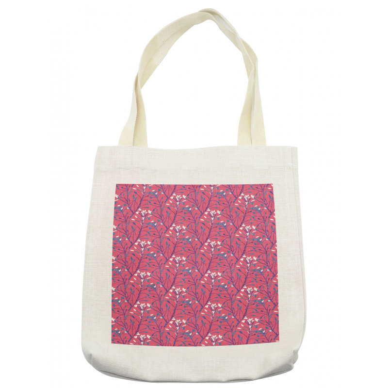 Branches Leaves Flowers Art Tote Bag